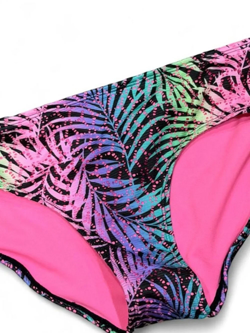 Justice Neon Palm Bikini Set